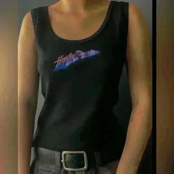 Harley-Davidson Tops - 💜 Vintage XL Harley Davidson Tank Top